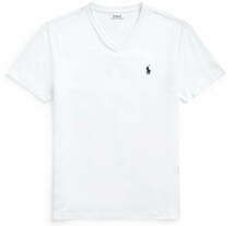 【新品】ラルフローレン ■ コットンVネックTシャツ ■ XL ■ ホワイト 白 POLO RALPH LAUREN 正規品_画像1