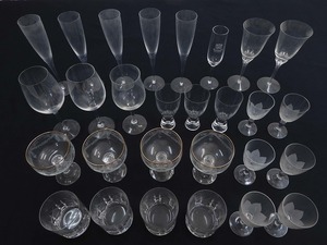 2404-0045*. city / wine glass / rock glass / champagne glass other /28 points collection / tableware / various / together ( packing size 120)