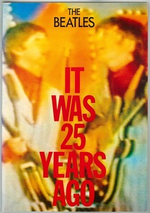 ビートルズ「IT WAS 25 YEARS AGO」イベント・パンフレット