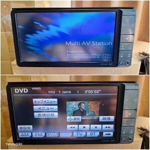 トヨタ純正ナビ 型式 NHZN-W60G DVD再生 テレビ フルセグ SDカード CD録音HDD再生 Bluetooth 品番 08545-00T31 Panasonic