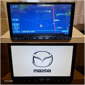 マツダ純正ナビ 型式 C9P9 Pioneer Bluetooth テレビ フルセグ DVD再生 SDカード USB iPod カロッツェリア サイバーナビ AVIC-ZH77 同等品の画像7