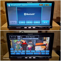 スバル 純正HDDナビ 型式 CN-HW830DFA Panasonic ストラーダ DVD再生 Bluetooth テレビ SDカード iPod CD録音HDD再生_画像2