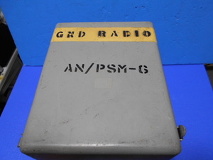 AN/PSM-6 TM 116625-475-25 GND RADIO USA テスター