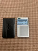 SONY FM AM ポケットラジオ ソニー SONY ダイヤル選局・名刺サイズラジオ 中古品 FM/AMラジオ ICF-T46_画像1