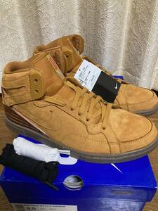 国内タグ付き 新品 NIKE SB SUPREME × ZOOM AIR 94 HIGH &#34;WHEAT&#34; 428927-778