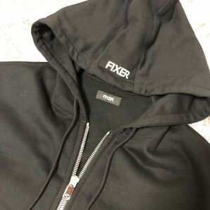 ★Alto e Diritto購入 FIXER (フィクサー) FPK-03 Technical Jersey Zip up hoodie 黒 サイズＬ 7.9万の画像2