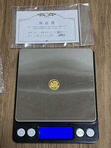 K24 純金 マン島キャット金貨 1/25オンス 約1.27g 保証書付