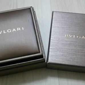 【空箱のみ】BVLGARI ブルガリ ピアスケース 箱 リボン 紙袋 美品の画像1