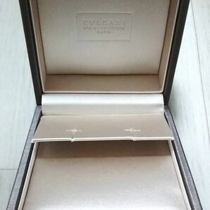 【空箱のみ】BVLGARI ブルガリ ピアスケース 箱 リボン 紙袋 美品の画像3