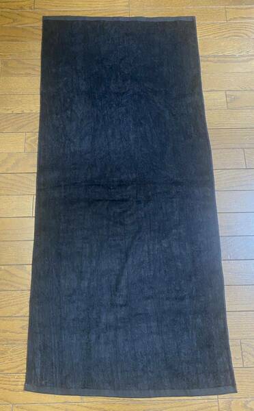 日本製　バスタオル　黒　ブラック　カラーリング　毛染め　訳あり　未使用