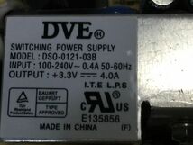 DVE スイッチング　パワーサプライ　DSO-0121-03B 3.3V 4A 2F7AA_画像2