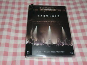 RADWIMPS　BACK TO THE LIVE HOUSE TOUR 2023 [Blu-ray]