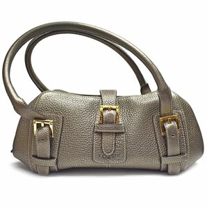 LOEWE【ロエベ】センダ メタルグレー ミニボストン トート/ハンドバッグ レディース【中古】の画像2