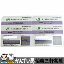 JR　東日本株主優待割引券(4割引き)　4枚　2023年7月1日から2024年6月30日まで　未使用品　コード通知可能　普通郵便にて送料無料【中古】_画像1