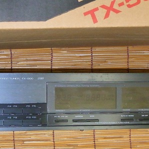 [送込] 〔動作確認済〕YAMAHA FM／AMチューナー TX-500 (1987年) ／ヤマハの画像4