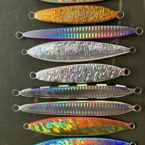 ナベクラフト ペナジグ 未使用 中古 9本セット青物 サクラマス 根魚 タチウオ サワラ スロー ジギング ジグの画像2