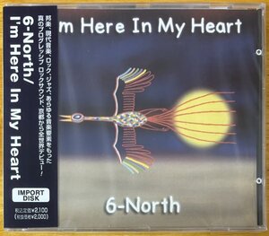 ◎SIX NORTH - I'm Here In My Heart (1st/日本のProg/Jazz Rock )※仏盤CD(日本語帯付)/未開封/未使用【 MUSEA FGBG 4358.AR 】2000年発売