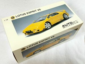 【破損有】オートアート / AUTOart 1/18 ロータス エスプリ V8 イエロー