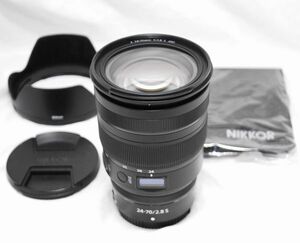 【新品級の超美品・純正フード付き】Nikon ニコン NIKKOR Z 24-70mm f/2.8 S