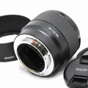 【新品同様の超美品・純正フード付き】SONY ソニー FE 50mm F1.8 SEL50F18Fの画像3