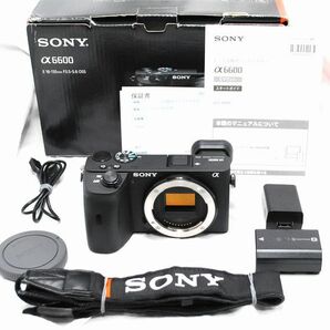 【新品級の超美品 3223ショット・メーカー保証書 付属品完備】SONY ソニー α6600 ILCE-6600の画像1