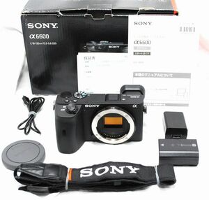 【新品級の超美品 3223ショット・メーカー保証書 付属品完備】SONY ソニー α6600 ILCE-6600