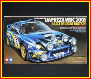 李9541 未組立 保管品 タミヤ 1/24 スバル インプレッサ WRC 2001 ラリー オブ グレートブリテン　 　　　　　