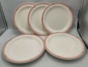 ON8】ノリタケ　ボーンチャイナ　洋皿　5枚セット Noritake レトロ 洋食器