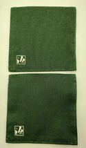 ON9】布製コースター　6枚セット　かぶと唐草　緑_画像3