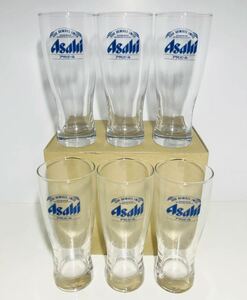 OR9】 アサヒビール グラス 6個セット ビールグラス ビアグラス コップ ガラス 