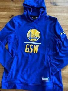 GSWゴールデンステートウォーリアーズアンダーアーマーNBAプリント ジャケット スウェットパーカー