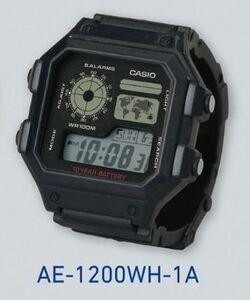  【即決】 AE-1200WH-1A　CASIO ウォッチリングコレクション　スタンドストーンズ　カシオ　ガチャ