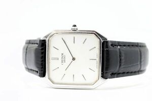 413　SEIKO CREDOR QZ　　6020-5080　　セイコー クレドール スクエア ホワイト文字盤 クォーツ メンズ 腕時計