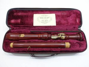 6 Yamaha tenor recorder maple series ba lock system YAMAHA case attaching Junk present condition 