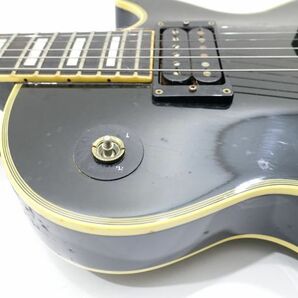 Burny Les Paul model   バーニー レスポール型 ブラック エレキギター ハードケース付  現状の画像10