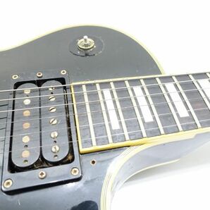 Burny Les Paul model   バーニー レスポール型 ブラック エレキギター ハードケース付  現状の画像6