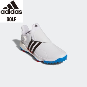 adidas Golf(アディダスゴルフ)Tour360 22 BOA Golf ゴルフシューズ GY5336(ホワイト/コアブラック/ブルーラッシュ)２５．５ＣＭ