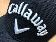 Callaway(キャロウェイ) 吸水速乾 Basic Mesh Cap キャップ C22990105 (ブラック/ホワイト)_画像2