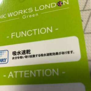 HK WORKS LONDON Green(コシノヒロコゴルフ)春夏 新品 吸水速乾 ダイヤ柄モックネック半袖シャツ C5330RR(ホワイト)Ｍの画像4