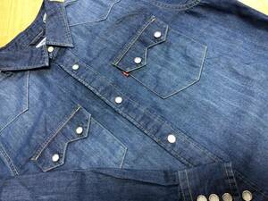 Levis(リーバイス) SAWTOOTH RELAXED FIT WESTERN SHIRTリラックスフィットウエスタンシャツ A5751-0003 ＵＳサイズM(日本サイズ約Ｌ)