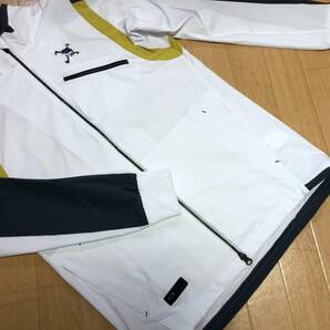 OAKLEY GOLF(オークリーゴルフ)SKULL WATER RESISTANT JACKET 2.0 撥水,ストレッチ,UPF50 フルジップジャケット FOA404234(WHITE)ＸＬの画像2