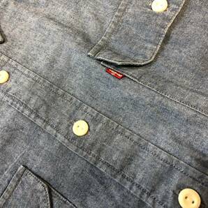 Levis(リーバイス) ポケット付き ワークデニム長袖シャツ 19587-0252 ＵＳサイズＬ(日本サイズ約ＸＬ)の画像4