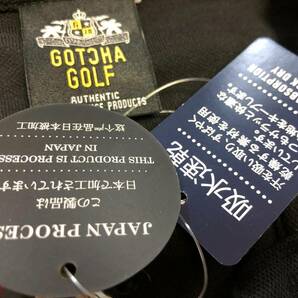 GOTCHA GOLF(ガッチャ ゴルフ) 春夏 JAPAN加工 ドライ グラデ ラメ ハイビスカス 半袖ポロシャツ 232GG1230(009)Ｌの画像4