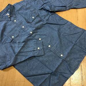 Levis(リーバイス) ポケット付き ワークデニム長袖シャツ 19587-0252 ＵＳサイズS(日本サイズ約M)の画像2