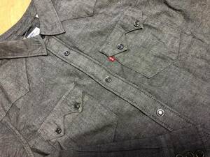 Levis(リーバイス) SAWTOOTH RELAXED WESTERN SHIRTノコギリリラックスウエスタンシャツ A5751-0004 ＵＳサイズM(日本サイズ約Ｌ)