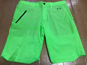 OAKLEY(オークリー) 春夏、吸汗速乾、軽量 、ストレッチ、肌面ドライ、ショートパンツ FOA403529(NEON GREEN)８７