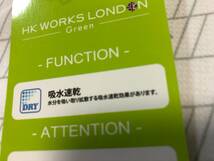 HK WORKS LONDON Green(コシノヒロコゴルフ)春夏 新品 吸水速乾 ダイヤ柄モックネック半袖シャツ C5330RR(ホワイト)M_画像4
