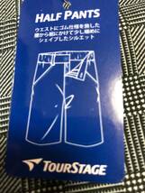 BRIDGESTONE GOLF TOURSTAGE(ブリヂストンゴルフ ツアーステージ)春夏 チェック 高機能ハーフパンツ 1232208C2T(ブラック)９４－１０４_画像3