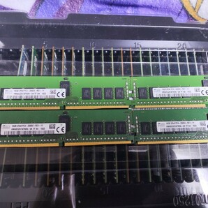 PC4-21300R DDR4 2666 ECC Registered メモリ 16GB x 4 = 64GB SkHinix の画像1