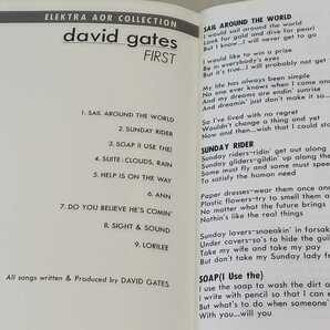 Elektra AOR Collection CD◆David Gates(デビット・ゲイツ)◆1973年第1作『First』＜Suite: Clouds, Rain＞＜Sail Around the World＞の画像3